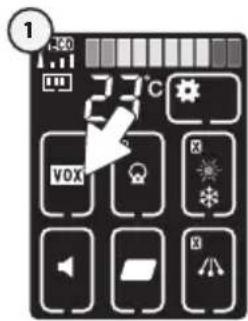 ANGELCARE AC701 - - STEMACTIVERINGS- (VOX) OF CONTINU GELUIDSMODUS - 1