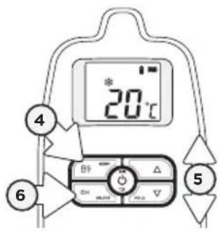 ANGELCARE AC403 - POUR ETABLIR UN INTERVALLE DE TEMPERATURES : - 3