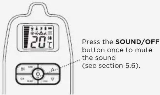 ANGELCARE AC403 - TO ADJUST SOUND SENSITIVITY (VOX): - 2