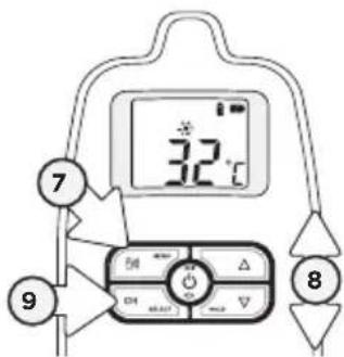 ANGELCARE AC403 - POUR ETABLIR UN INTERVALLE DE TEMPERATURES : - 4