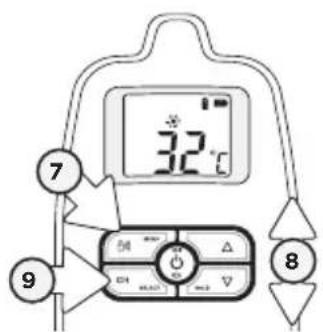 ANGELCARE AC403 - TO SET TEMPERATURE RANGE: - 4