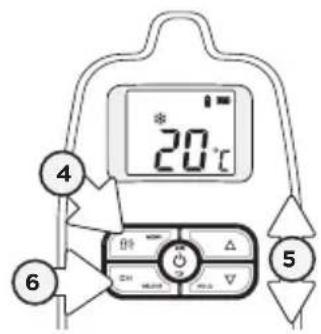 ANGELCARE AC403 - EINSTELLUNG DES TEMPERATURBEREICHS: - 3