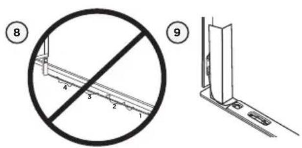 ANGELCARE AC403 - - INSTALL THE SENSOR PAD ON THE MATTRESS SUPPORT - 6