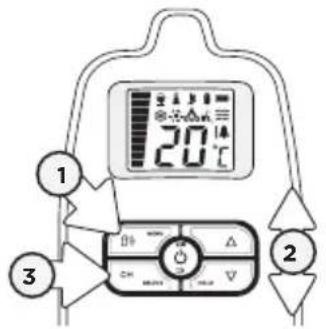 ANGELCARE AC403 - POUR ETABLIR UN INTERVALLE DE TEMPERATURES : - 1