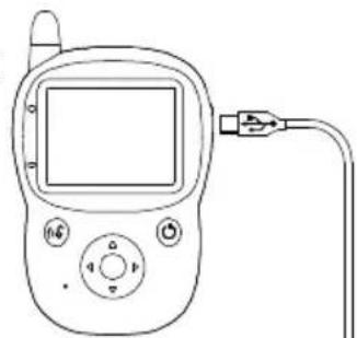 SWITEL BCF 850 - Charging the monitor - 2