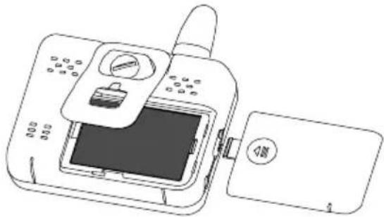 SWITEL BCF 817 - Akku einlegen - 1