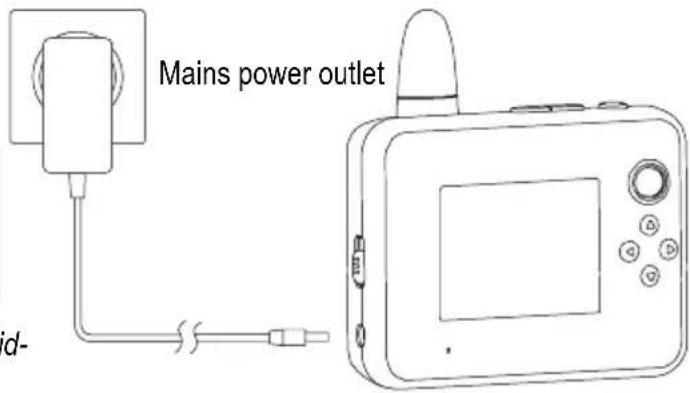 SWITEL BCF 817 - Connecting the monitor - 2