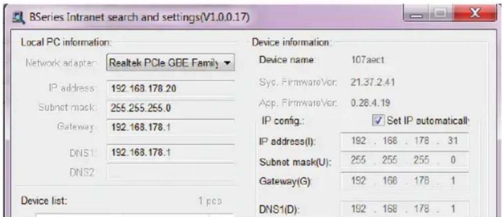 MEDISANA Smart Baby Monitor 52345 - Je peux contrôler laamera via une adresse IP publique, mais pas via le domaine du fabricant. - 1