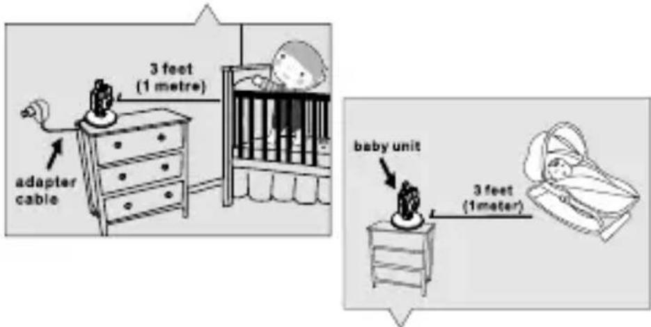 FOSCAM FBM2307 - To prevent deaths and injuries associated with baby monitor cords: - 1