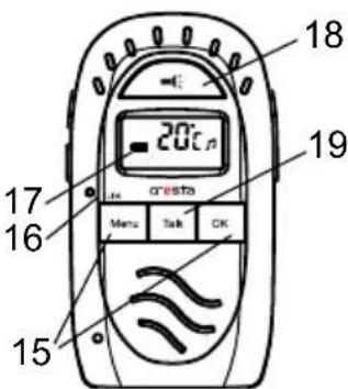Cresta BBM012 DECT - Display - 2