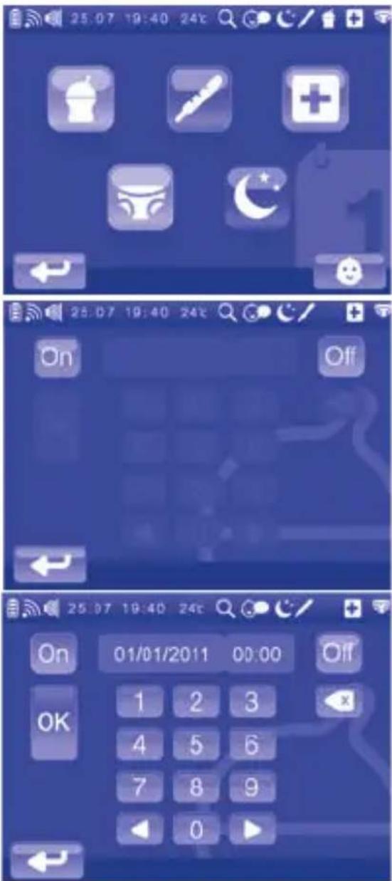 CHICCO Top Digital Video Baby Monitor - Reglering av ljusstyrkan på föräldraenhetens skärm - 15