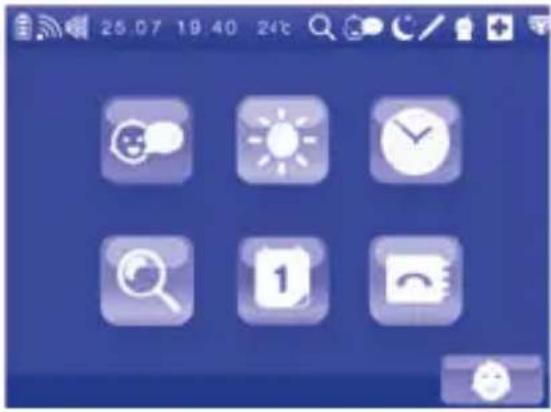CHICCO Top Digital Video Baby Monitor - Accesso al menu principale - 2