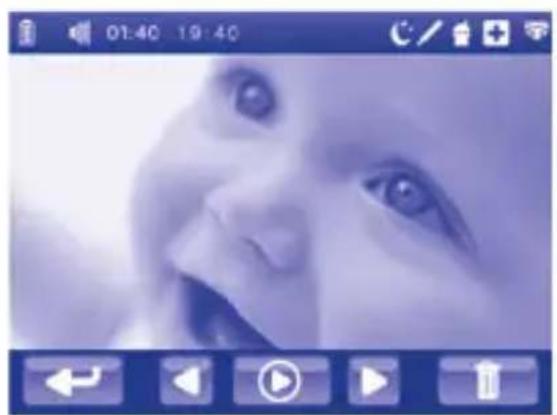 CHICCO Top Digital Video Baby Monitor - Supprimer des photos - 3