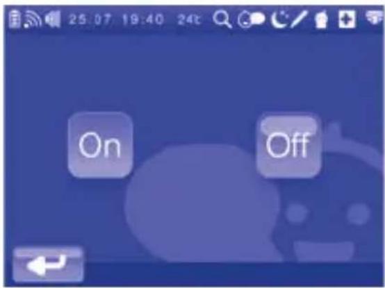 CHICCO Top Digital Video Baby Monitor - Menus secondaires - 2