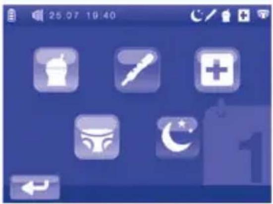 CHICCO Top Digital Video Baby Monitor - Auswahlmenü Erinnerungen - 3