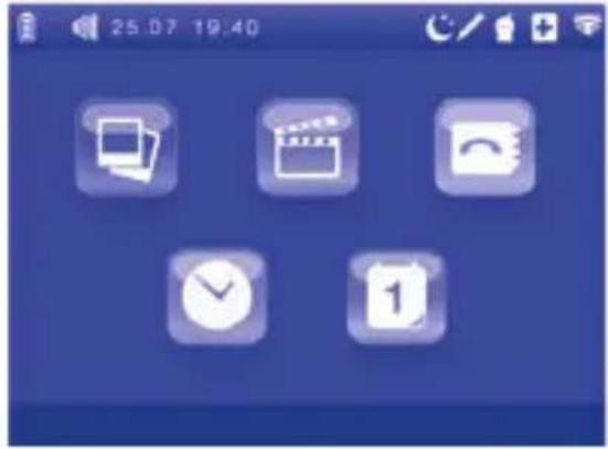 CHICCO Top Digital Video Baby Monitor - Zugang zum Hauptmenü - 1