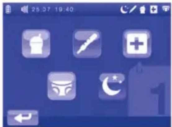 CHICCO Top Digital Video Baby Monitor - Keuzemenu timer - 3