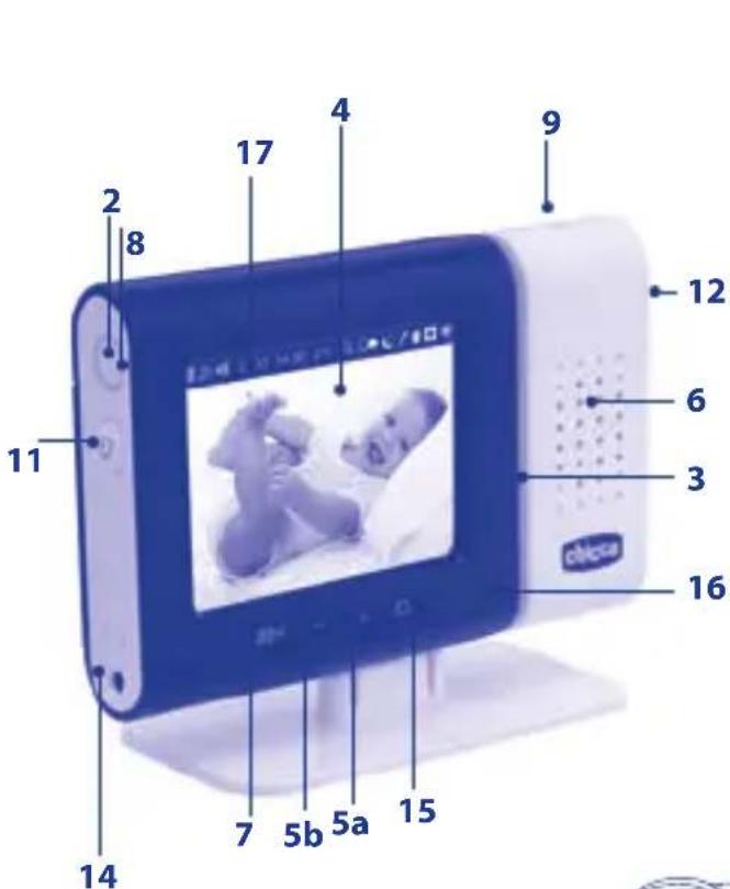 CHICCO Top Digital Video Baby Monitor - 4