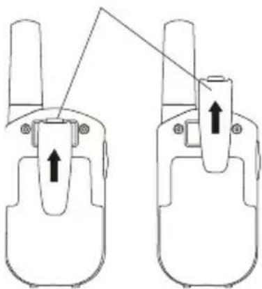 BRONDI FX400 Twn - Installer le clip de ceinture - 1