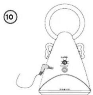ANGELCARE AC300 - - INSTALLEZ LE DETECTEUR DE MOUVEMENTS SUR LA BASE DE SOUTIEN DU MATELAS - 10