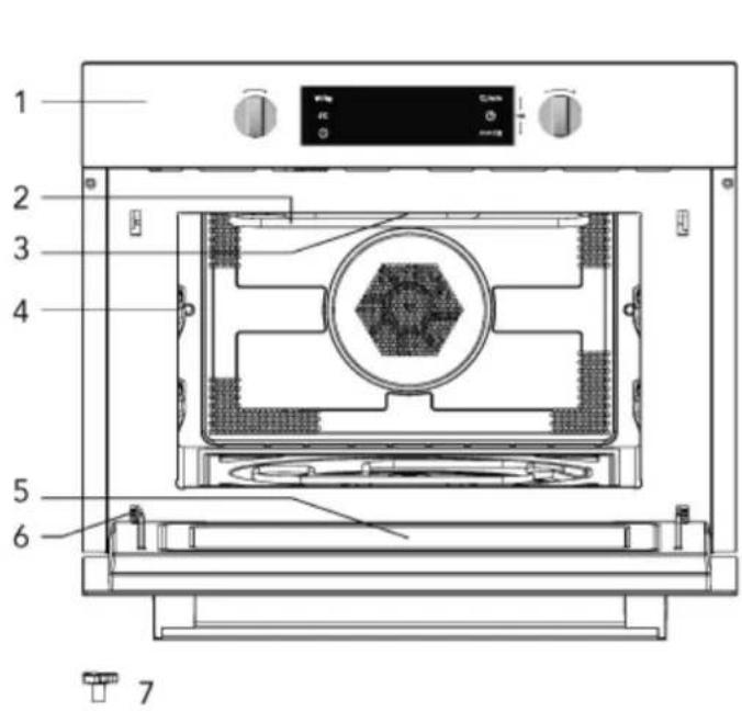 INDESIT MWI 424 - Nombres de los repuestos y accesorios - 1