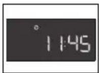 AEG MCD1753EM - Changement de l'heure lorsque l'horloge est réglée - 1
