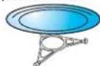 BAUKNECHT EMCHD 6244 IN - PLATEAU TOURNANT EN VERRE - 1