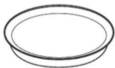 BAUKNECHT EMCCI 7555 - Aucun autre recipient que le plateau tournant en verre ne doit etre place directement sur le support du plateau tournant. - 1
