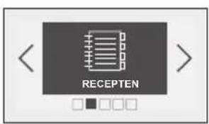 Pelgrim MAG740 - De functie 'RECEPTEN' - 1