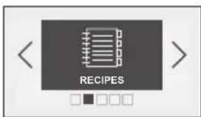 Pelgrim MAG740 - "Recipes" function - 1
