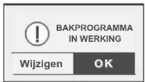 Pelgrim MAG740 - De oven uitschakelen tijdens het bakken - 1