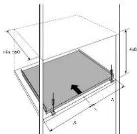 Pelgrim MAG570 - dimensions d'encastrement - 2
