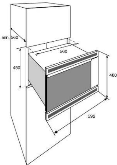 Pelgrim MAG570 - inbouwmaten - 1