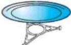 WHIRLPOOL Framtid MWC 6 - GLASDREJETALLERKEN - 1