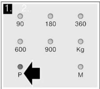 BLAUPUNKT 5MA36700 - Taste Kg drucken. - 1