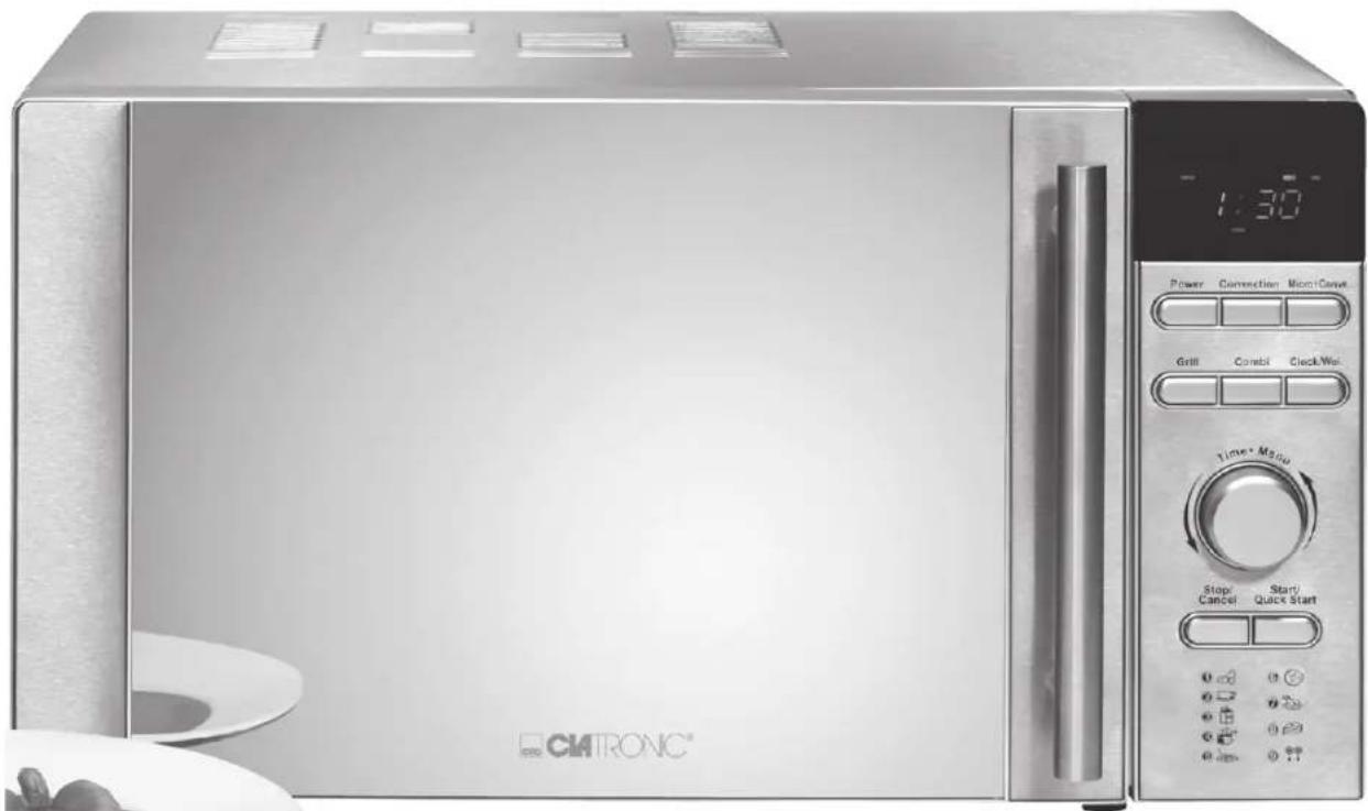 CLATRONIC MWG 768 H - Bedienungsanleitung/Garantie - 1