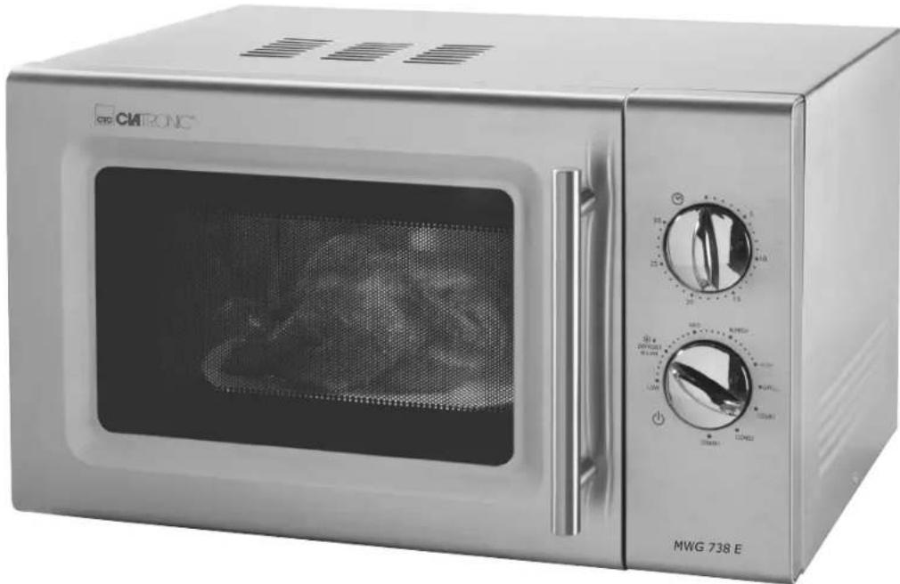 CLATRONIC MWG 738 - Mikrowellengerät mit Grill - 1