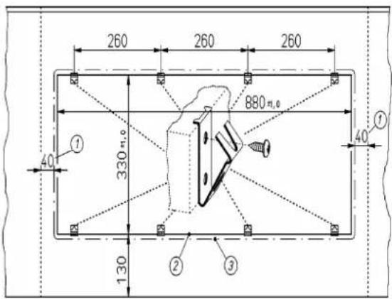 TEKA VR TC 90 2L - Découpe du plan de travail - 5