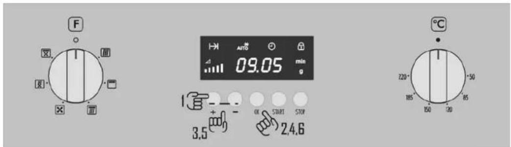 BORETTI BCM45 - De klok instellen - 1