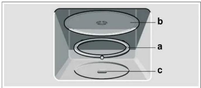 NEFF H56G20N0 - Mise en place du plateau tournant : - 1