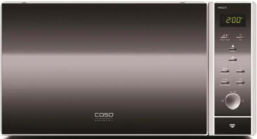 CASO MG25C - Istruzioni d'uso originali Microonde et grill MG25C MENU - 1