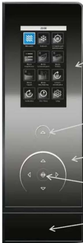 CASO MLG 23 Touch - Comandi e display - 1