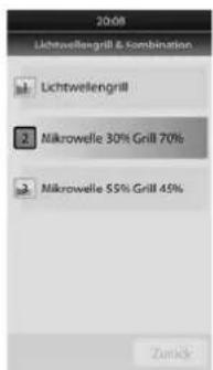 CASO MLG 23 Touch - Menu microondas - 5