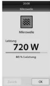 CASO MLG 23 Touch - Menu microwave - 1