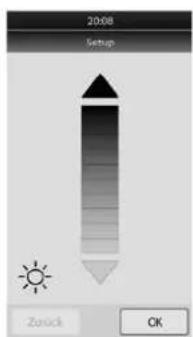CASO MLG 23 Touch - Menu Luminosité - 1