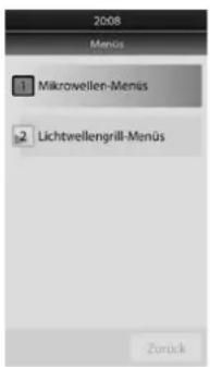 CASO MLG 23 Touch - Menu Lightwavegrill &amp; Combination - 4
