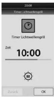 CASO MLG 23 Touch - Minuterie Gril à ondes lumineuses et Combinaison minuterie - 1