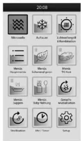 CASO MLG 23 Touch - Menu-graphique - 4