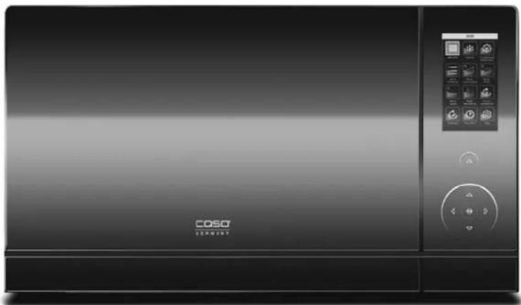 CASO MLG 23 Touch - Micro-ondes &amp; grill à ondes lumineuses MLG 23 Touch black - 1