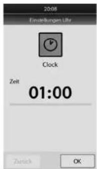 CASO MLG 23 Touch - Einstellungen Uhr - 1